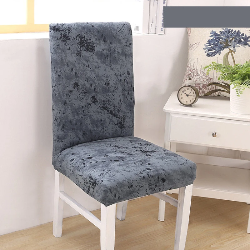 Эластичные чехлы из спандекса Защитные для обеденных стульев эластичные Чехлы