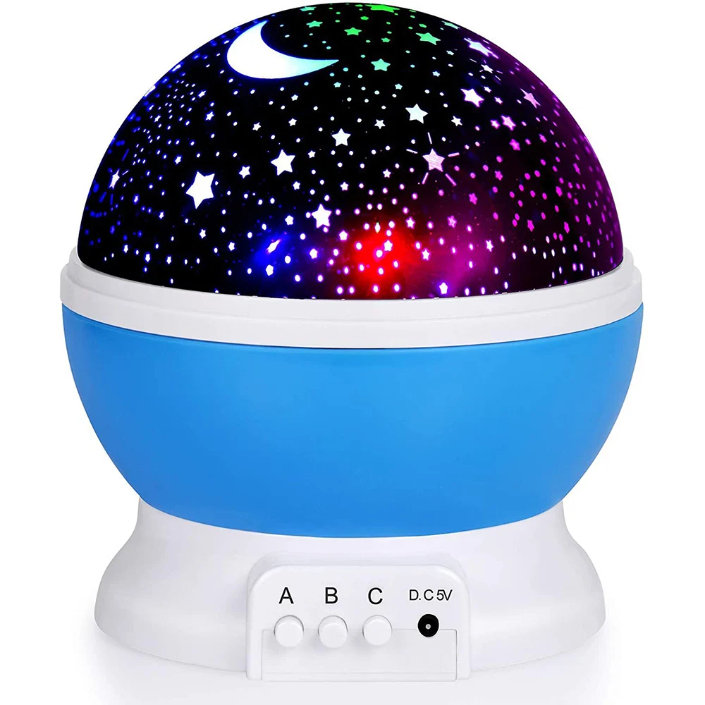 

Ночник детский вращающийся на 360 градусов, 8 цветов, с USB-кабелем