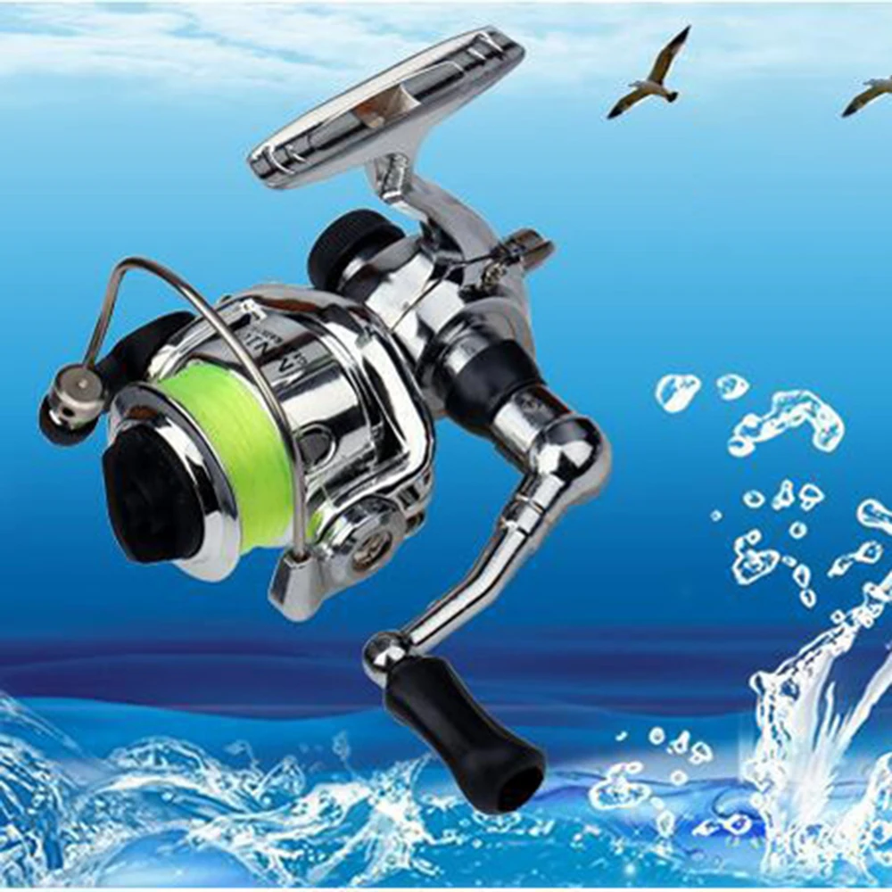 Мини 100 карманная спиннинговая Рыболовная катушка Сплав рыболовные снасти