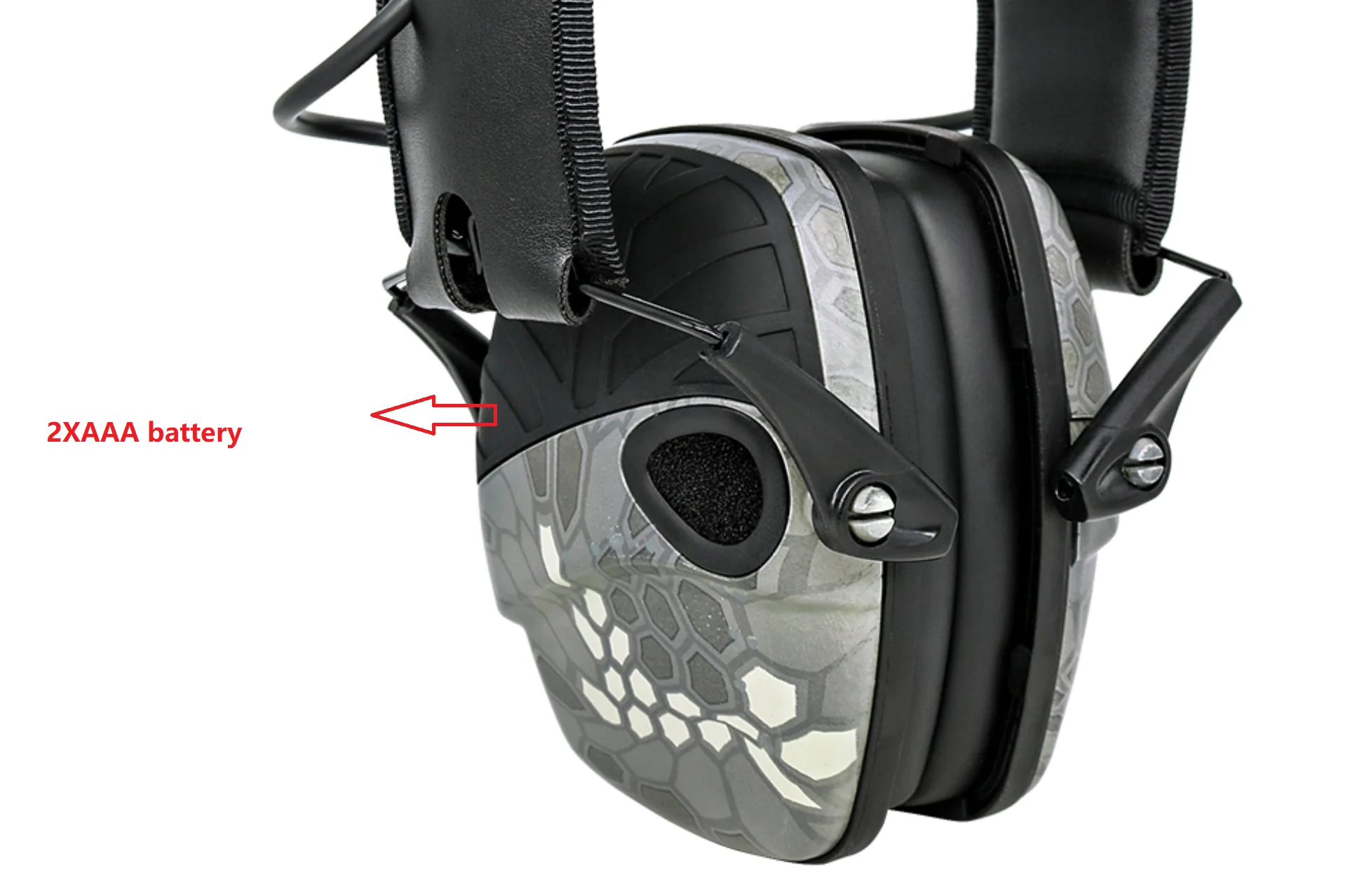 Тактические электронные защитные наушники для стрельбы уличные спортивные с