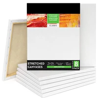 pack of 5 artist canvas panels 100 cotton artist quality acid free canvas board art supplies for acrylic pouring oil painting