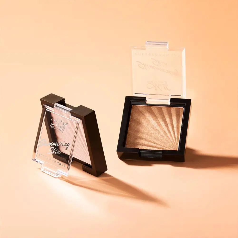 Имбирный Блеск порошок 7 цветов Алмазный хайлайтер ремонтная емкость тени для