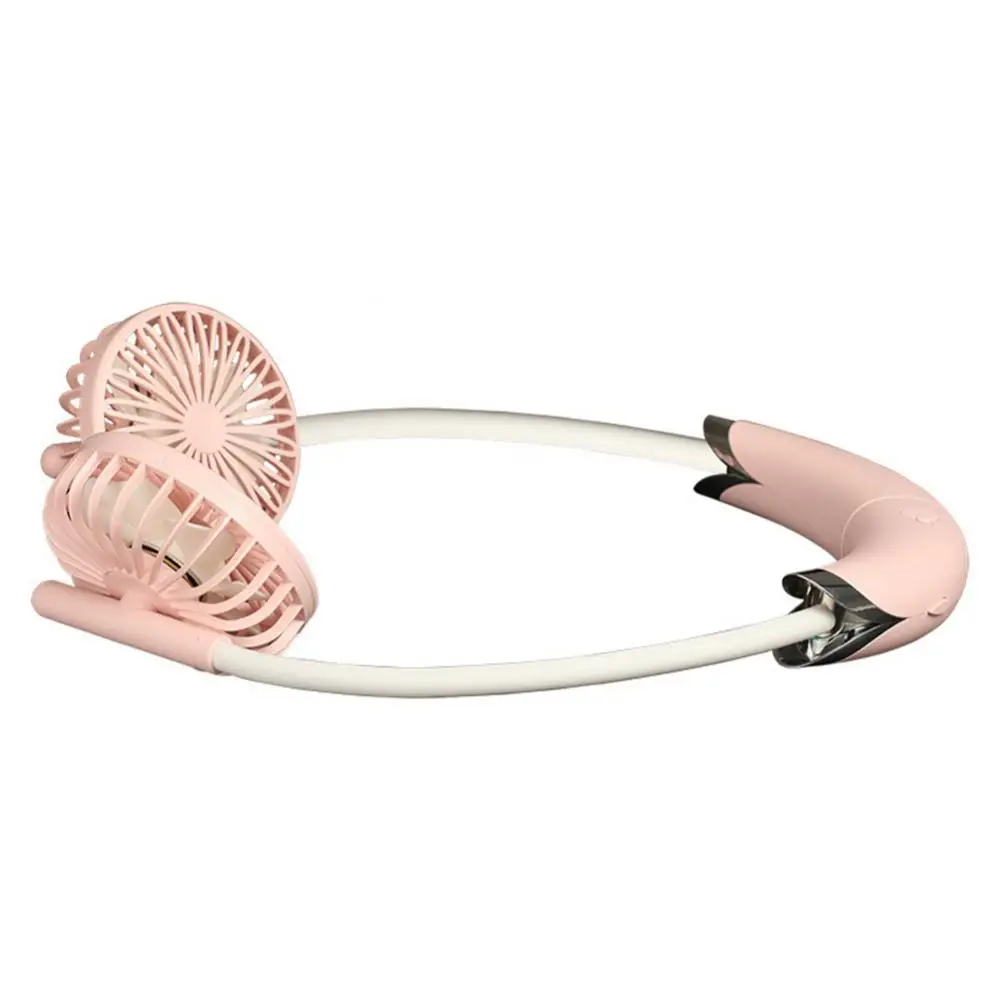 

50% Hot Sale Portable USB Detachable Handheld Neck Folding 360 Degree Adjustment Cooling Fan for Sport Travel