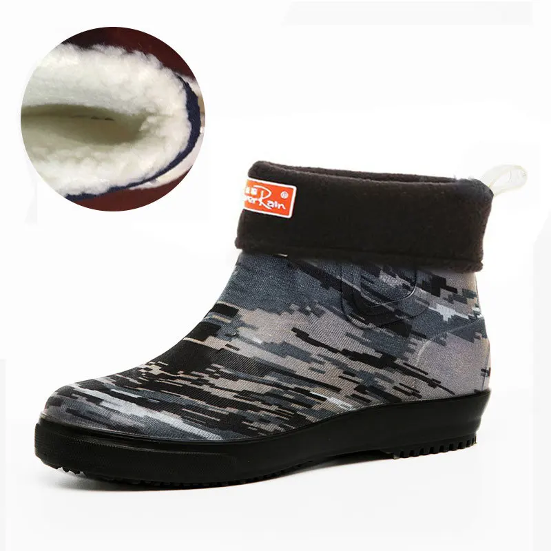 Сапоги Aleafalling женские резиновые водонепроницаемые ботинки на плоской подошве
