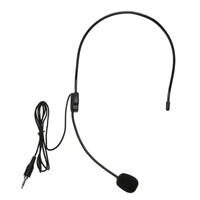 mini portable audio microphone lightweight headset 3 5mm jack plug mic thread jack condenser microphone pc auto car dvd radio