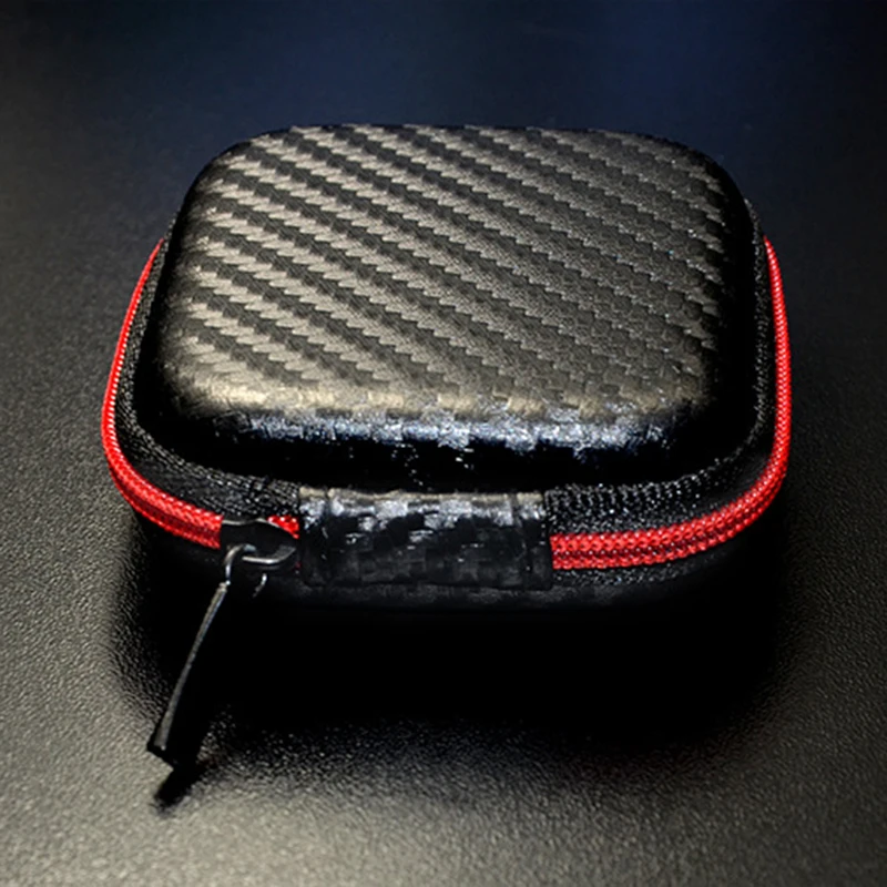 Coin Case Multi Functional Small Zipper Container Storage Box for Men Women Portable Cable Earphone Headphone Bag 1pcs | Электроника