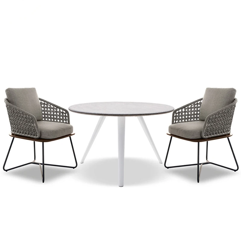 fashion design furniture outdoor rattan wooded dining set | Мебель