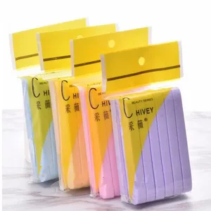 12 шт. косметическая губка-спонж для сжатия губка для очищения лица губки для снятия макияжа Уход за кожей лица доступ к макияжу