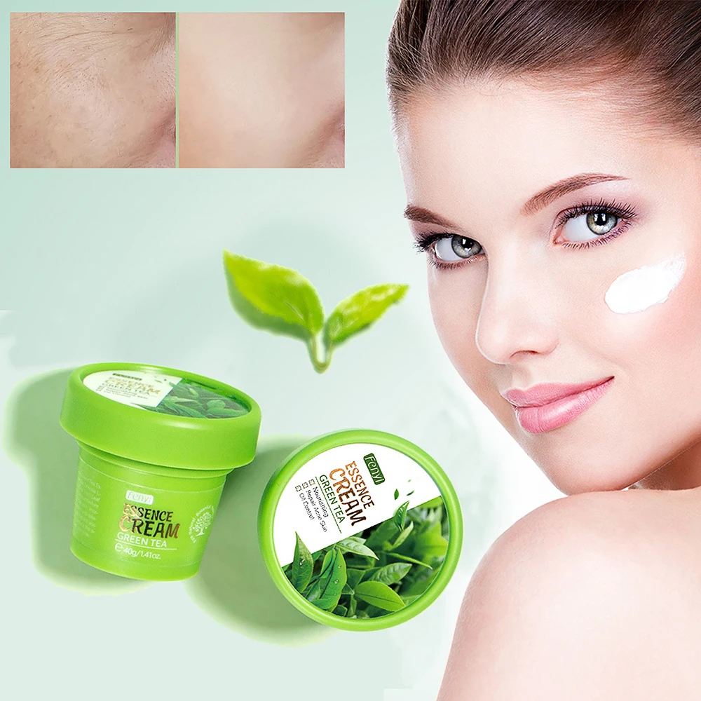 

Зеленая чайная эссенция для освещения кожи, контроль жирности, против старения, сужение пор, ремонт, уход за кожей лица от акне, 40 г