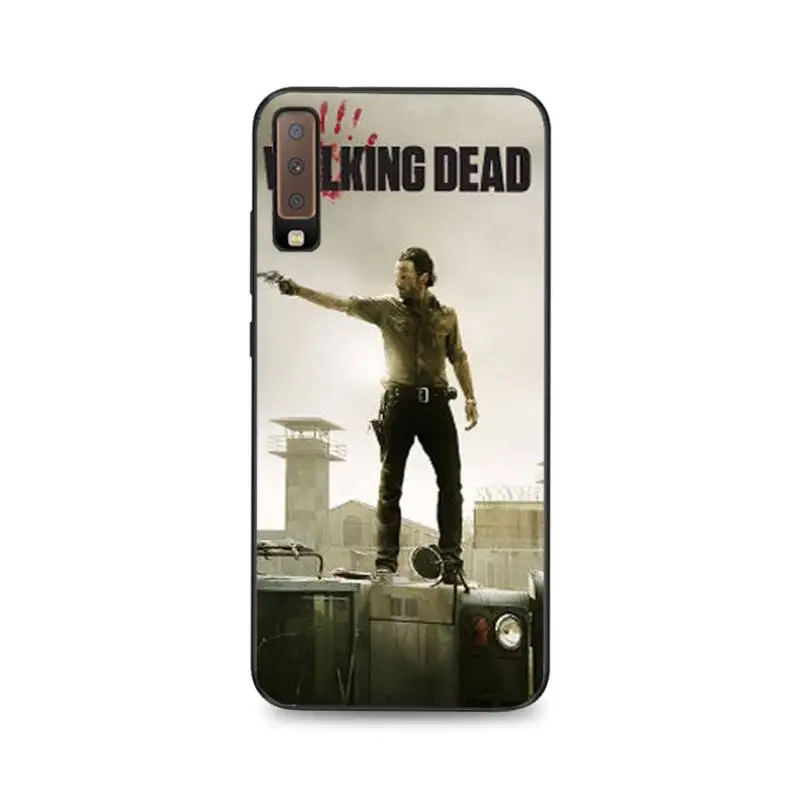 HTXian the walking dead мягкий резиновый чехол для телефона Samsung A51 A71 A40 A50 A70 A10 A20 A30 A6 A7 A8 A9 |