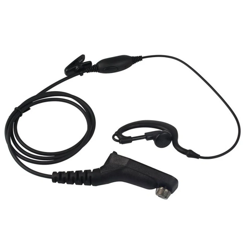 Эргономичный шлейф динамика крюк тангента прозрачная рация мягкий черный