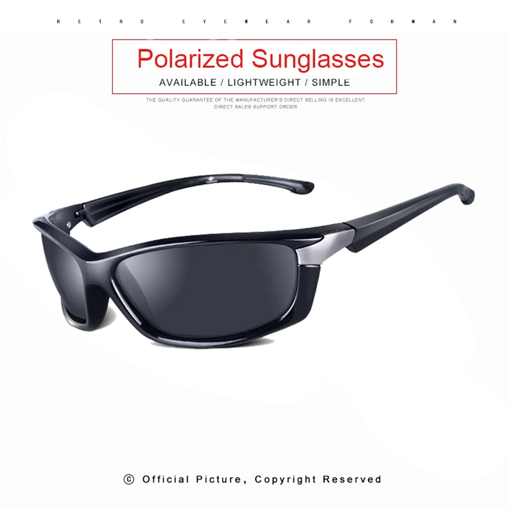 

2022 New Polarized Sunglasses Men Top Quality Sun Glasses For Men Brand Designer Luxury Outdoor Sport Eyewear UV400