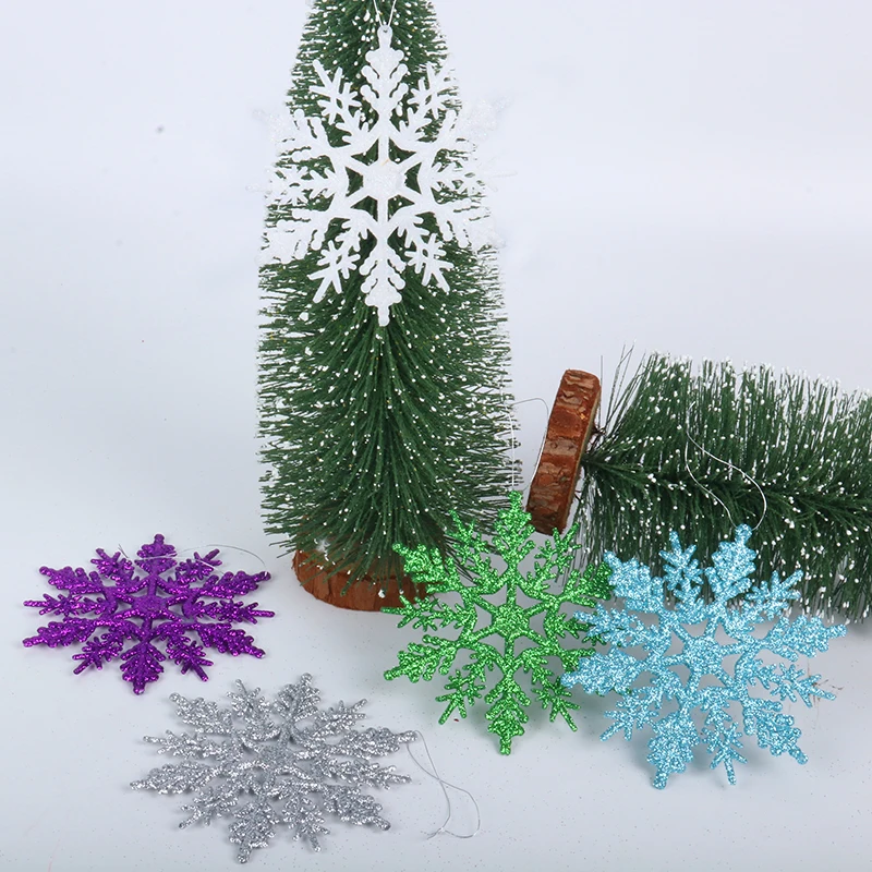 Рождественские украшения для вечеринки рождественские в виде снежинок