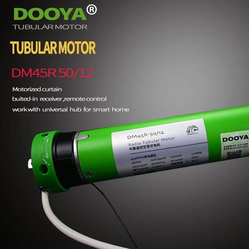 Умный дом оригинальный Dooya трубчатый двигатель DM45R/DM45S мотор для всех видов