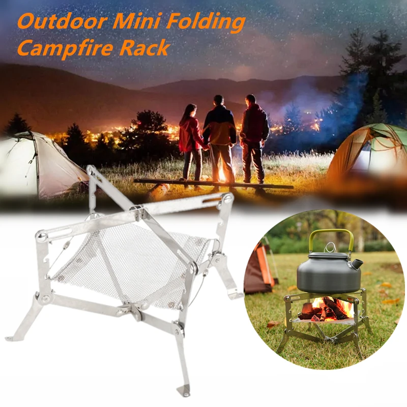 

Складная мини-горелка для кемпинга, из нержавеющей стали