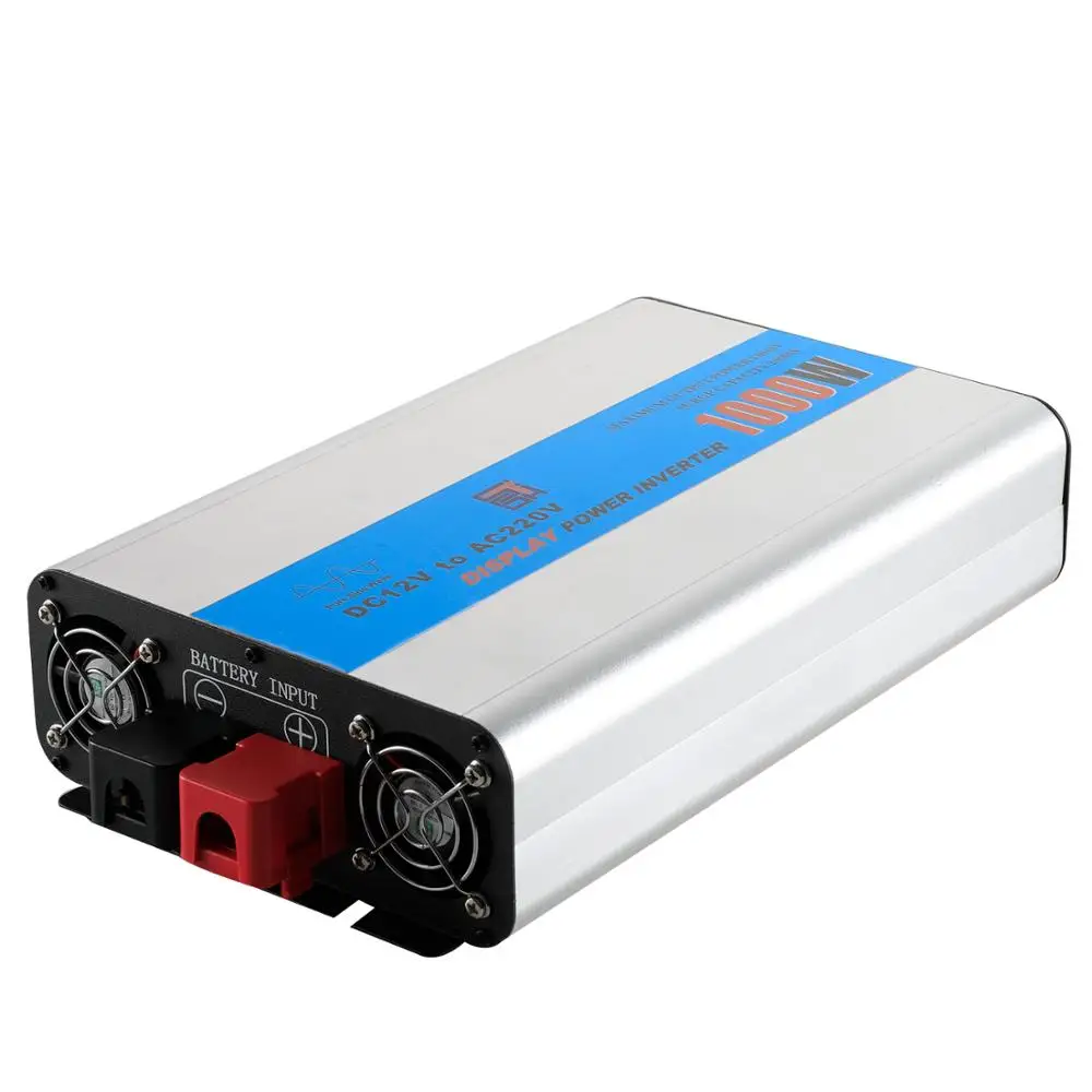 

1Kw LCD display power inverter dc 12v 24v ac 220v 1000w 1000watts inverter power
