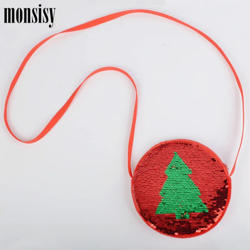 Monsisy/сумки через плечо для мальчиков и девочек детские сумки Рождественский