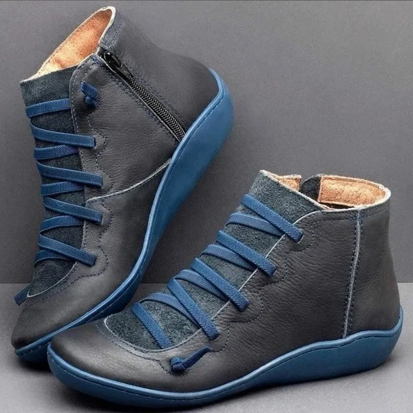 Ботинки Martin осень-зима ретро Женская обувь модные кожаные ботильоны Zapatos De Mujer Wram