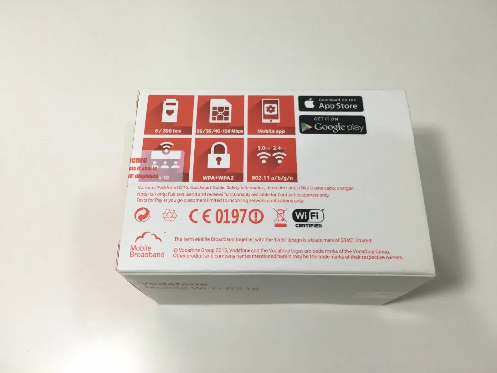 Оригинальный разблокированный мобильный беспроводной роутер HUAWEI Vodafone R216 4G 150