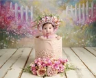 Фон для фотосъемки в пасхальном стиле с акварельными красками, цветами, садом, весной, новорожденными, декор для дня рождения ребенка, праздника, Фотофон W4068