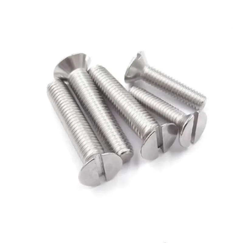 Винт с потайной головкой из нержавеющей стали метрической резьбой M1.6 M2 M2.5 M3 M4 M5 M6