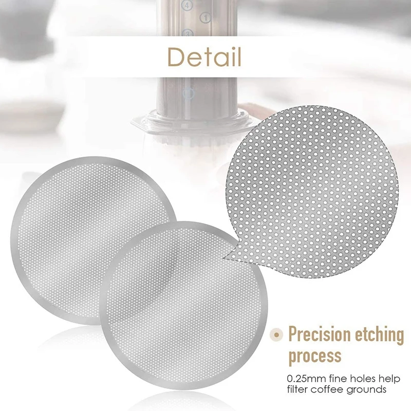 Металлическая многоразовая сетка с фильтром для кофеварки серебристая 3