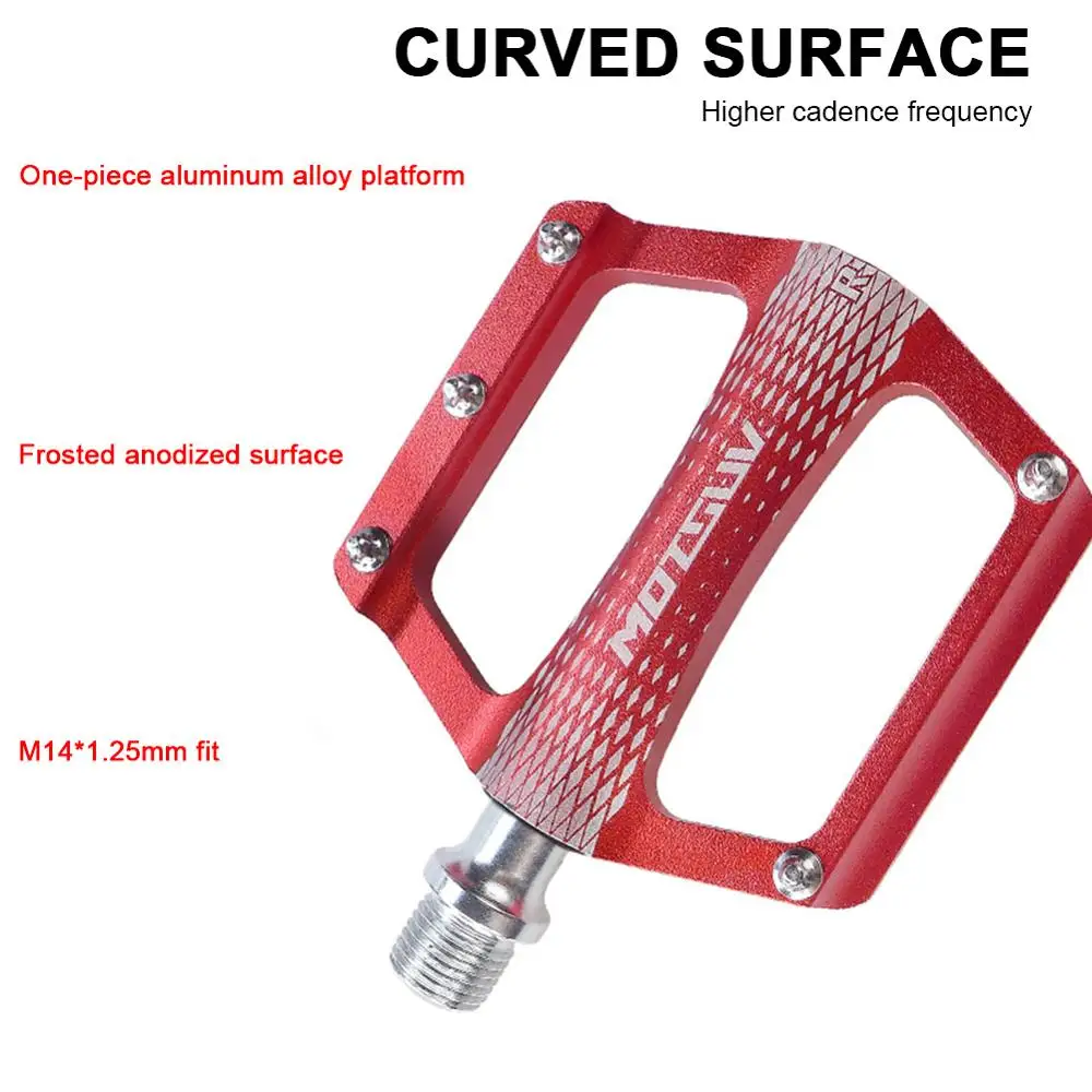 

Bike Pedals Non-Slip Aluminum Alloy Bicycle Platform Flat Pedals for Road Mountain BMX MTB