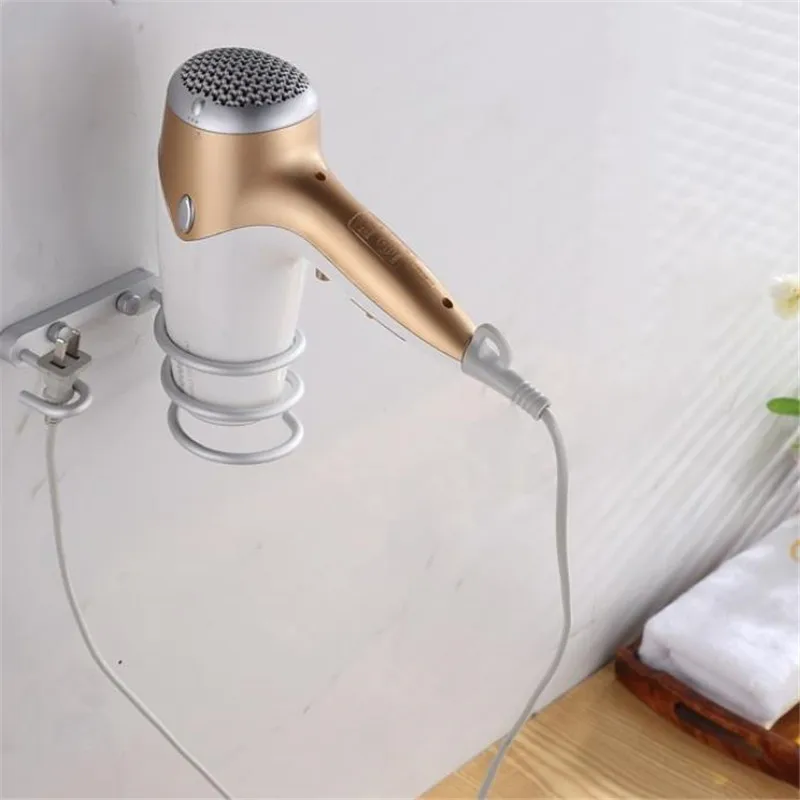 Алюминиевый настенный фен для волос держатель гребня с вырезами стойка набор