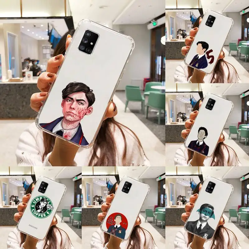 

Umbrella Academy Phone Case Transparent For Samsung S 10 9 20 11 7 8 21 6 P Edge PLUS ULTRA 4G 5G