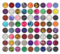 244572 colors set diy diamond glitter powder for temporary tattoo kids child face body painting decorate christmas nail art to