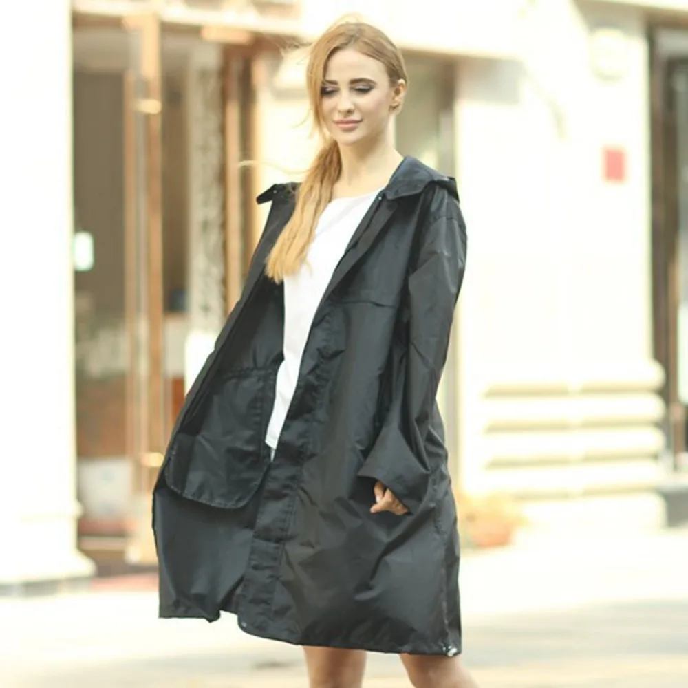 Мужской женский дождевик Суперлегкий Модный Новый для взрослых уличная одежда