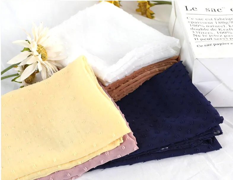 S87 10pcs High quality new chiffon material hijab scarf shawl women maxi wrap headband can choose colors