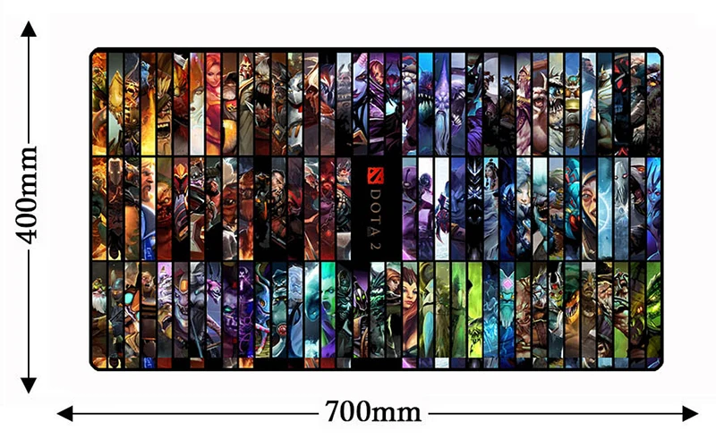 Коврик для мыши большой Lockedge 700*400 мм XL Dota2 игровая игра геймер Клавиатура для ноутбука компьютерный коврик для мыши Настольный коврик периферийные устройства Аксессуары