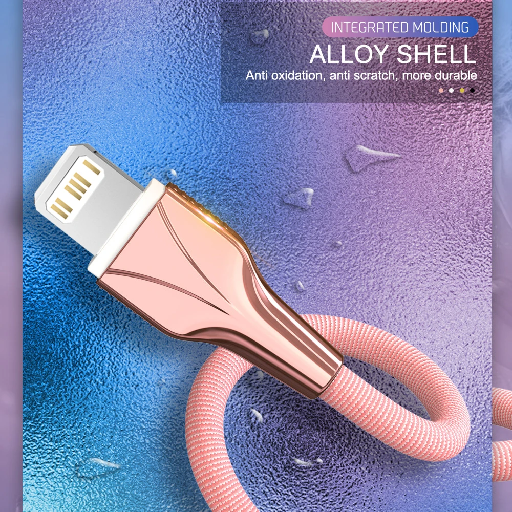 USB зарядный кабель для Apple iPhone 13 12 11 XS X XR 6 6s 7 8 Plus 5s SE iPad быстрая зарядка передачи