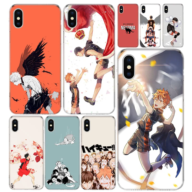 

Haikyuu Nekoma Phone Case Cover For iPhone 13 11 Pro 12 Mini 7 8 6 6S Plus + XR X XS MAX SE 5 5S Art Customized Coque Cover