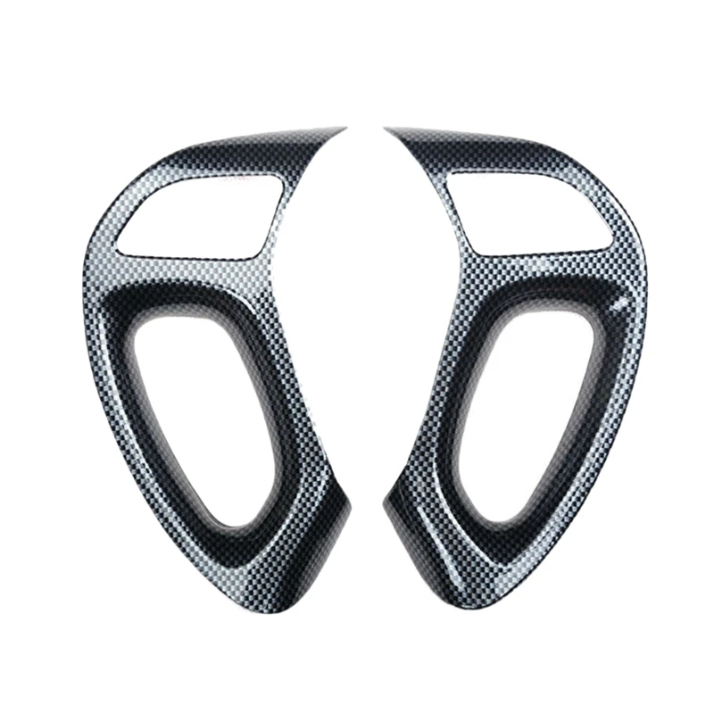 2 PCS Car Steering Wheel Cover Trim Interior Carbon Fiber Styling for Hyundai IX35 2010-2015 | Автомобили и мотоциклы