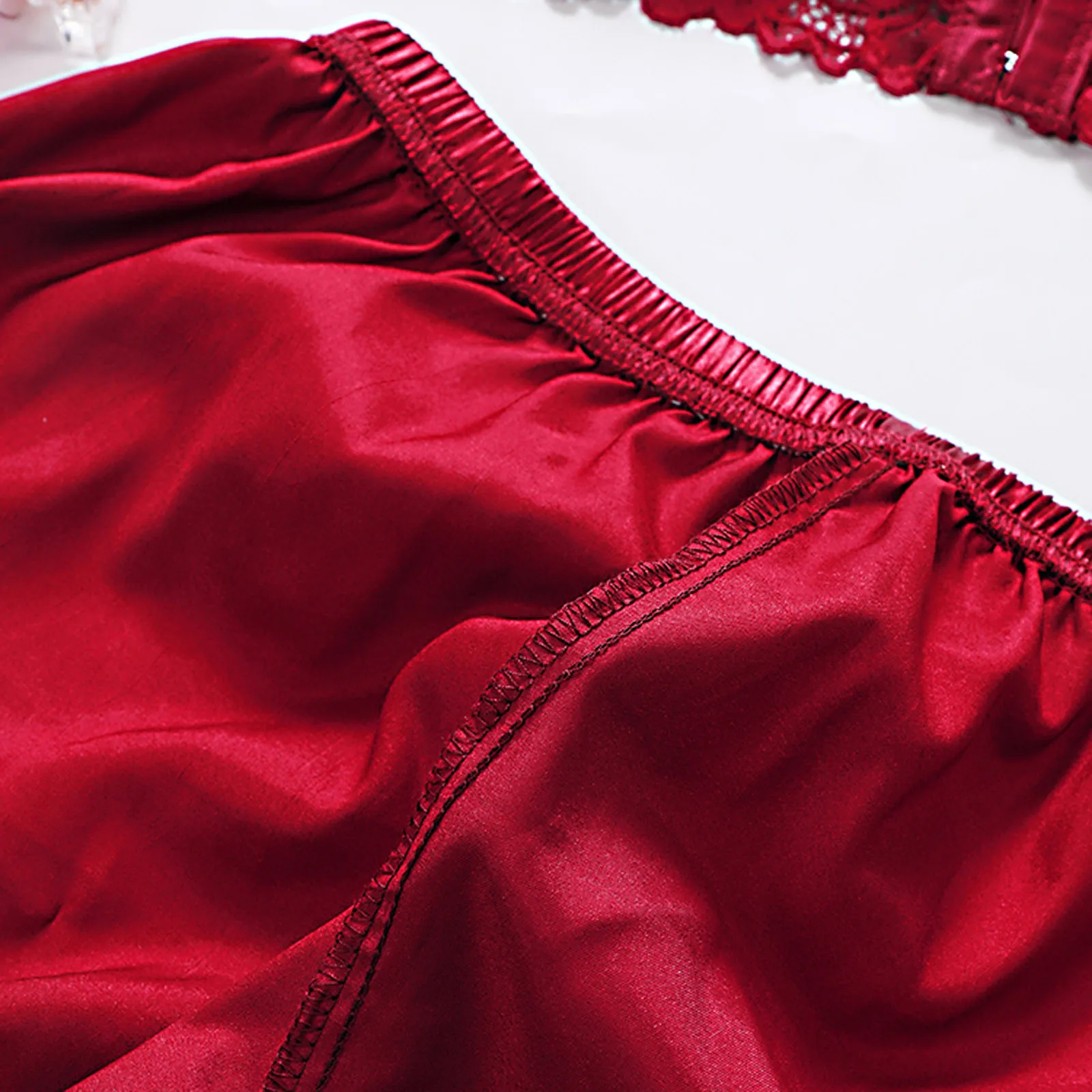 

Sexy Pajamas Set 2pcs Women Sleepwear Lace Camisole Sleep Tops Silk Shorts Nightdress Nightgown Summer Home Clothes