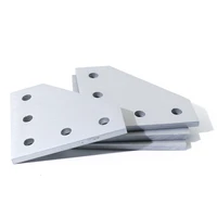 4 8 10pcs 5 holes silver 90 degree joint board plate corner angle bracket connection joint strip for 2020 aluminum profile