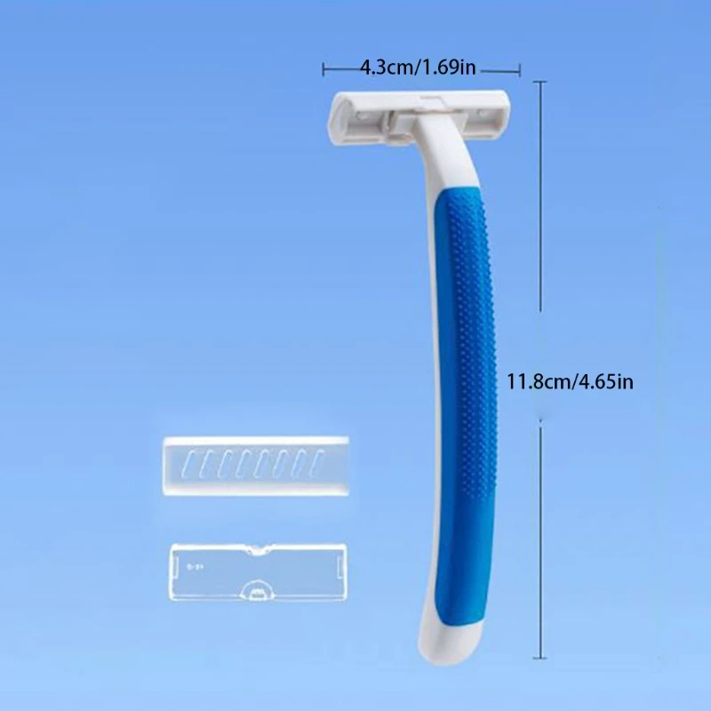 

50 PCS High Quality Head Beard Sensitive Shavers Disposable Razors Twin Blade