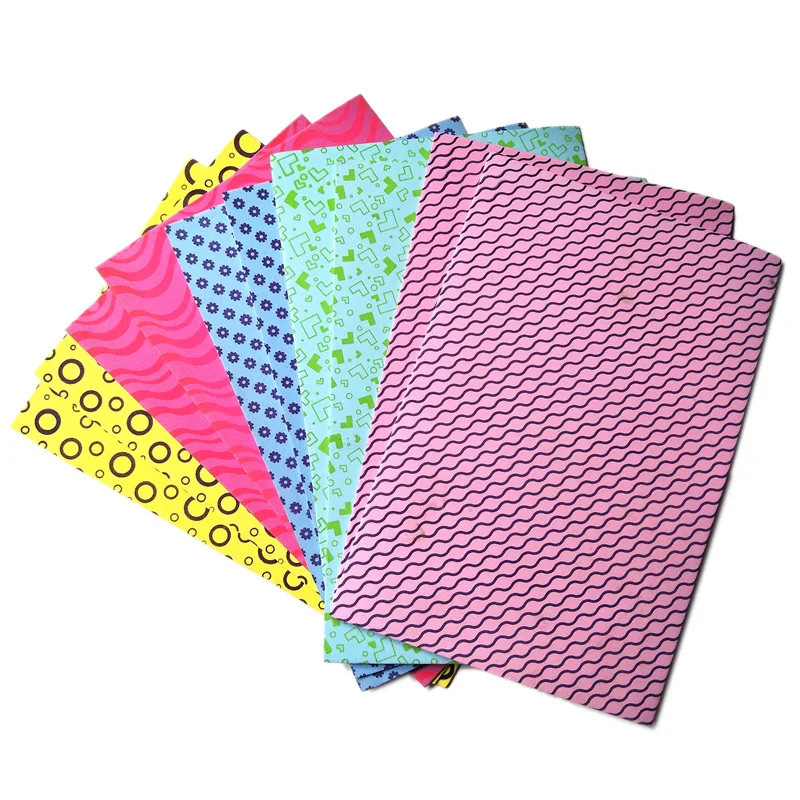 1.8mm Color Printed Sponge Eva Foam Paper Scrapbooking Crafts Kindergarten Handicraft Diy Materials Wedding Party Suppliers |