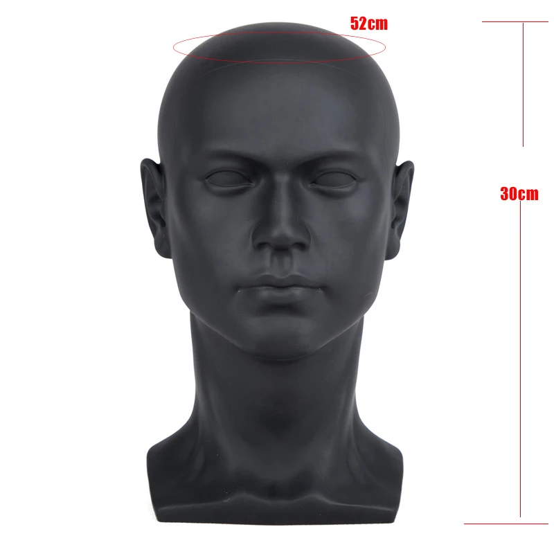 ПВХ лысый парик делая манекен учебная голова стенд для дисплей шляпа манекена