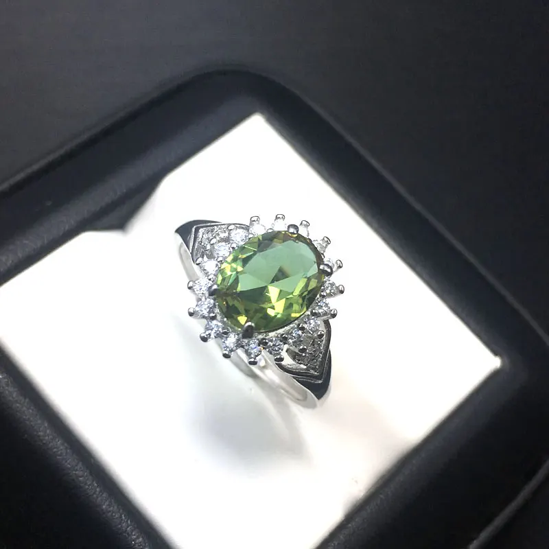 Женское кольцо с зултанитом CSJ из стерлингового серебра 925 пробы вечерние