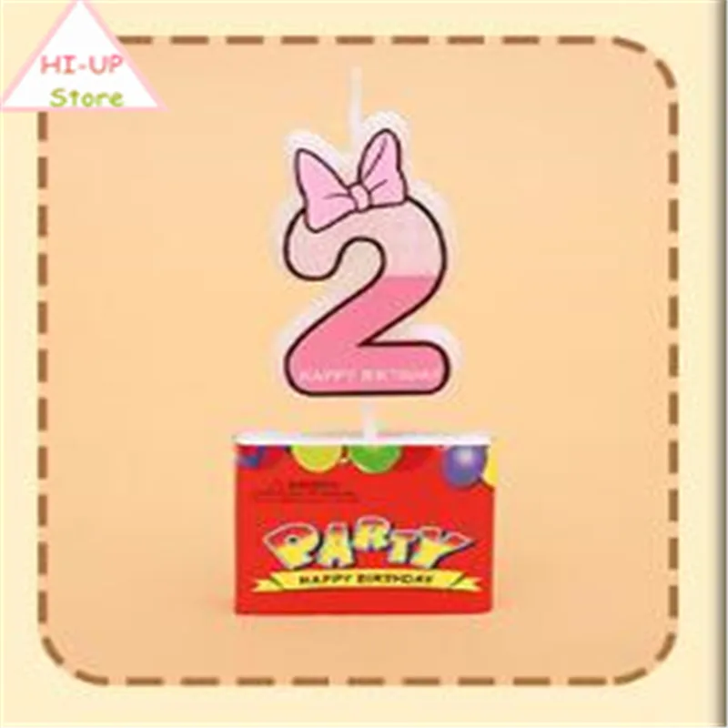 1 шт. милые подарки для мальчиков и девочек на день рождения дизайн свечи возраст