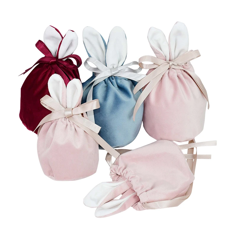 

Easter Rabbit Bags Cute Bunny Gift Packing Bag Chocolate Candy Bags for Home Wedding Birthday Party Decor Supplies