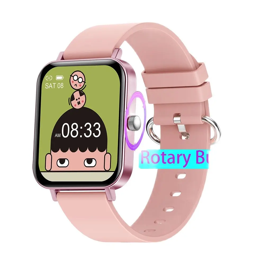 

1.69 Inches Rotation Button Smart Watch Smartwatch Heart Rate CF82 Sports Bracelet Wristbands Band For Android Huawei Xiaomi IOS