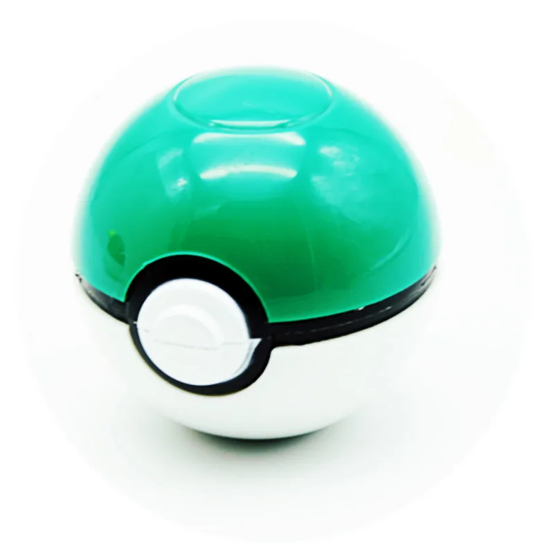 Зеленый Измельчитель травы Pokeball Пикачу Покемон измельчитель табака с курительный кальян травяная подарочная коробка - Цвет: Зеленый