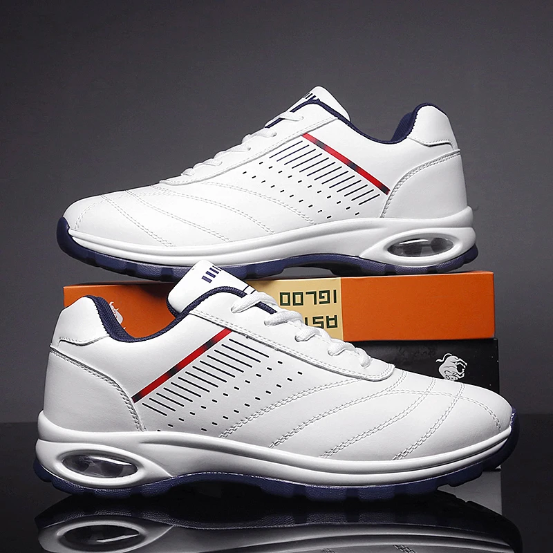 

2021 New Golf Shoes Men Golf Sports Sneakers Autumn Golfing Sneakers Classic Leather Sports Shoes for Golf Trainers Jogging Golf