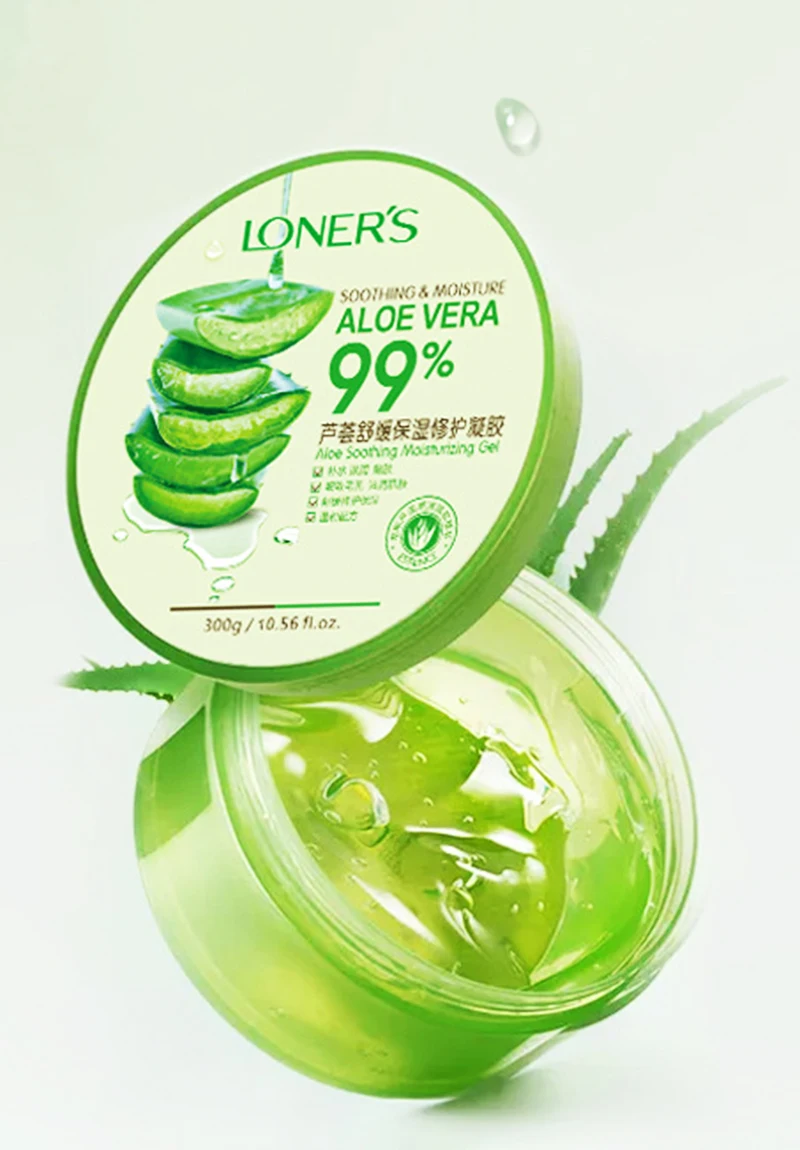 300g 99% алоэ смягчающий уход за кожей лица/рук/гель для тела гель кожи с вера Уход