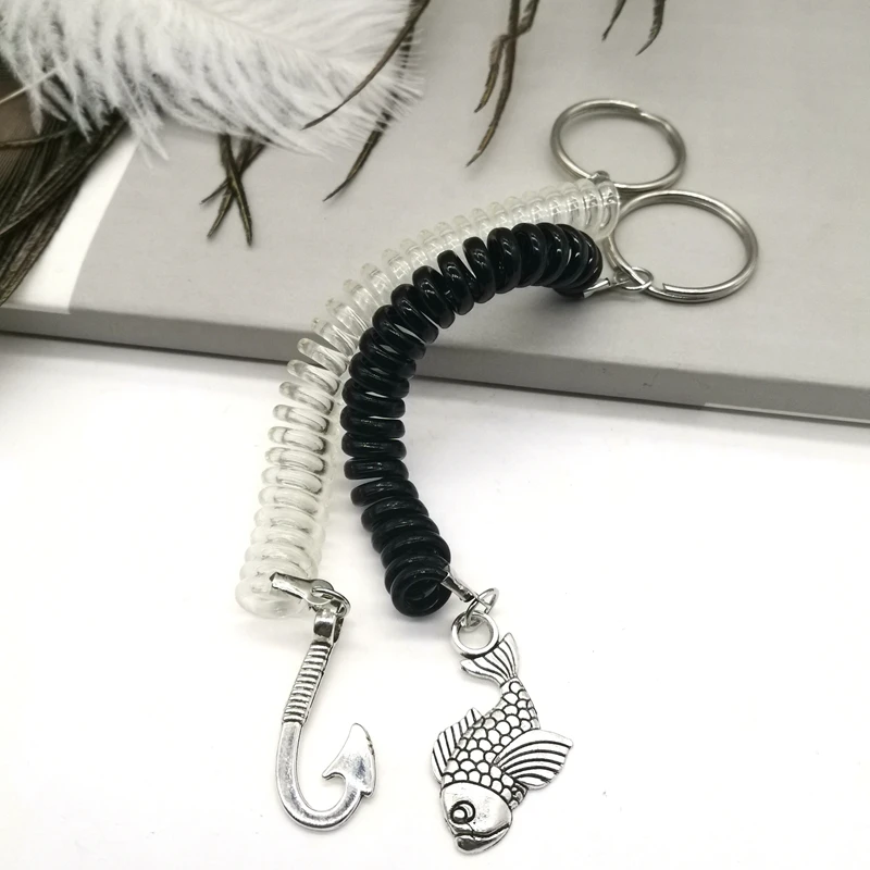 Пара мужских и женских Модных брелоков брелок для рыбалки крючок рыбы