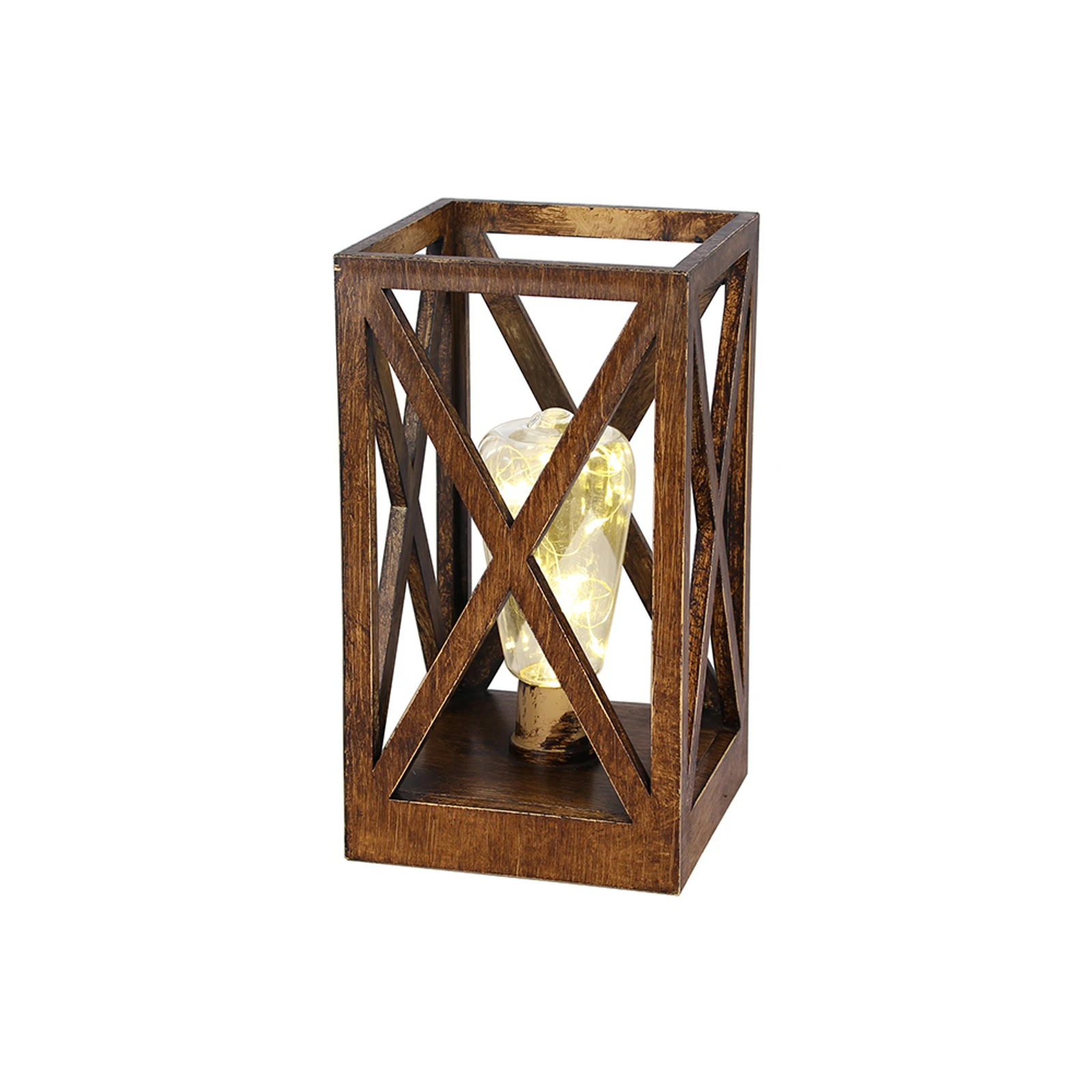 

Bedside Lamp Night Warm White Bulb Retro-style Romantic Lantern Light Decorative Night Lamp